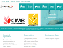 Tablet Screenshot of grupoimagemsaude.com